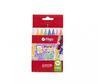 CRAYON DE CERA FILGO PINTO CONFETTI CJ X8